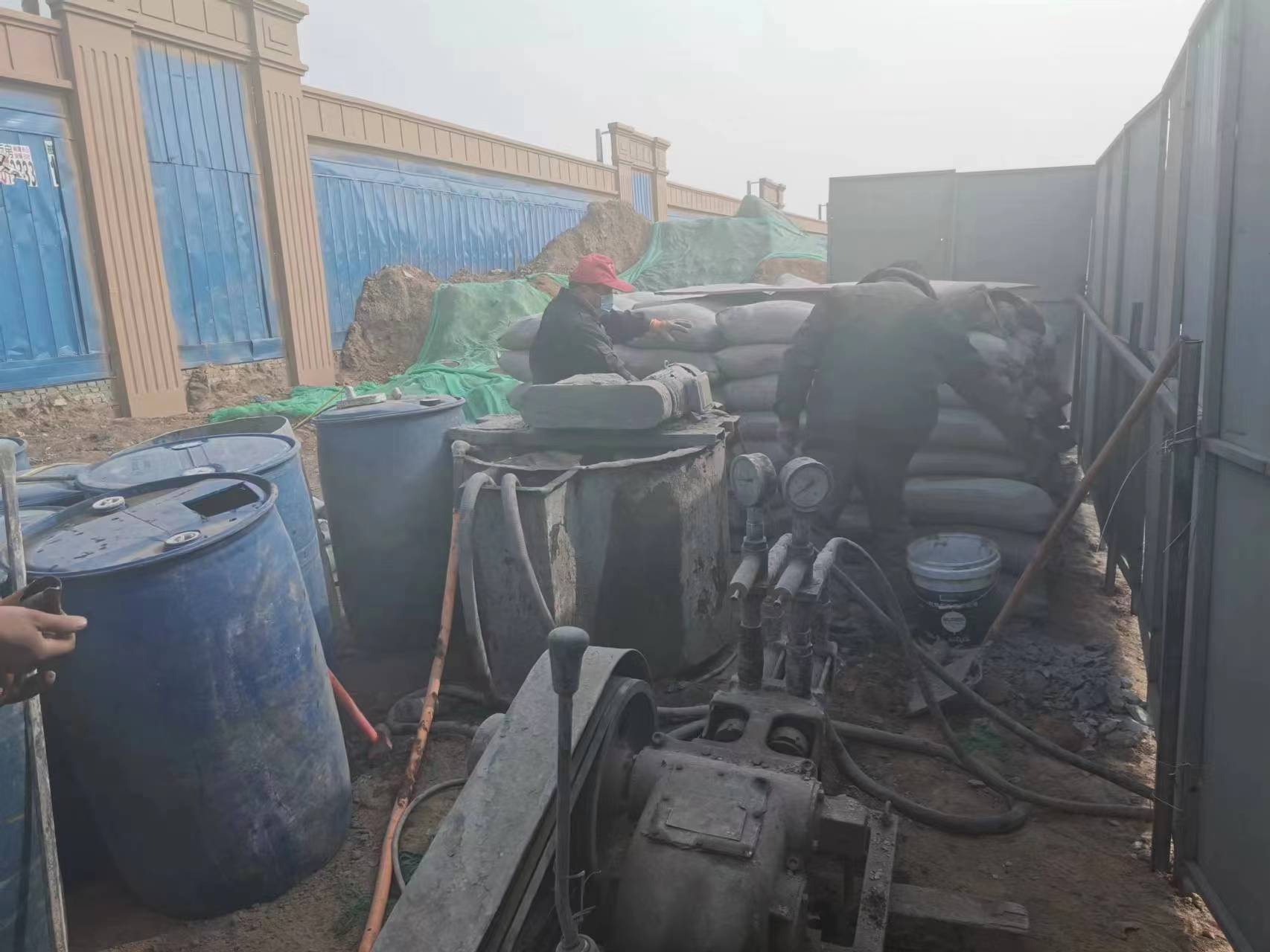 乌拉特中地基沉降注浆加固